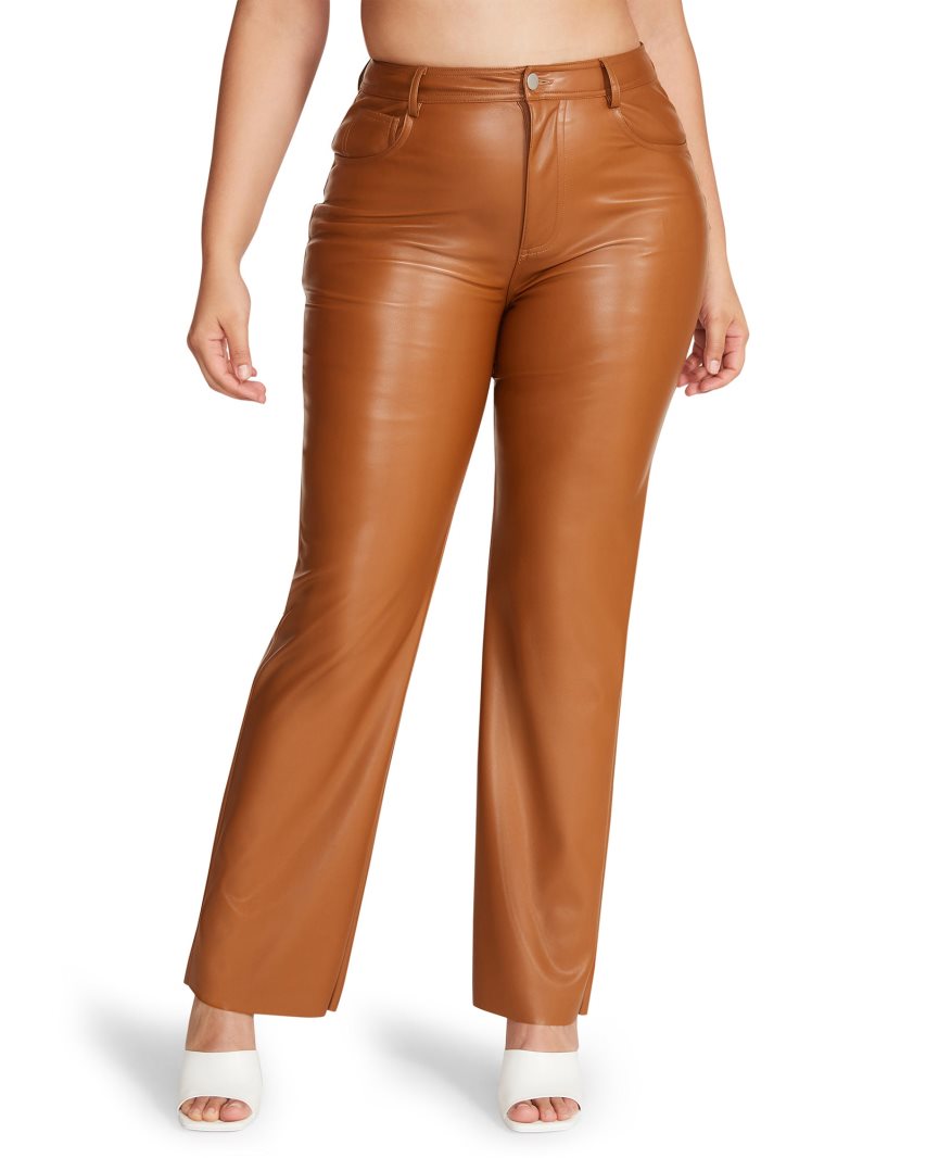 Pantalones Steve Madden Jolie Mujer Marrones | ES KGE9S2